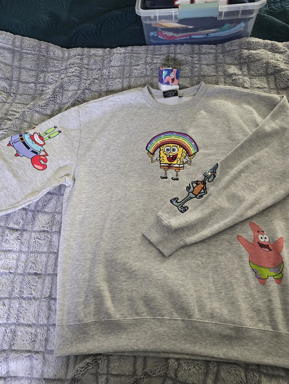 American Eagle X Spongebob Crew Sweatshirt